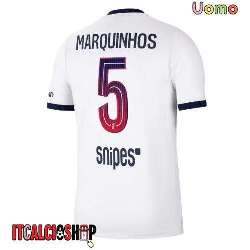 Paris Saint-Germain Marquinhos #5 Seconda Maglia 2026-27 Manica Corta